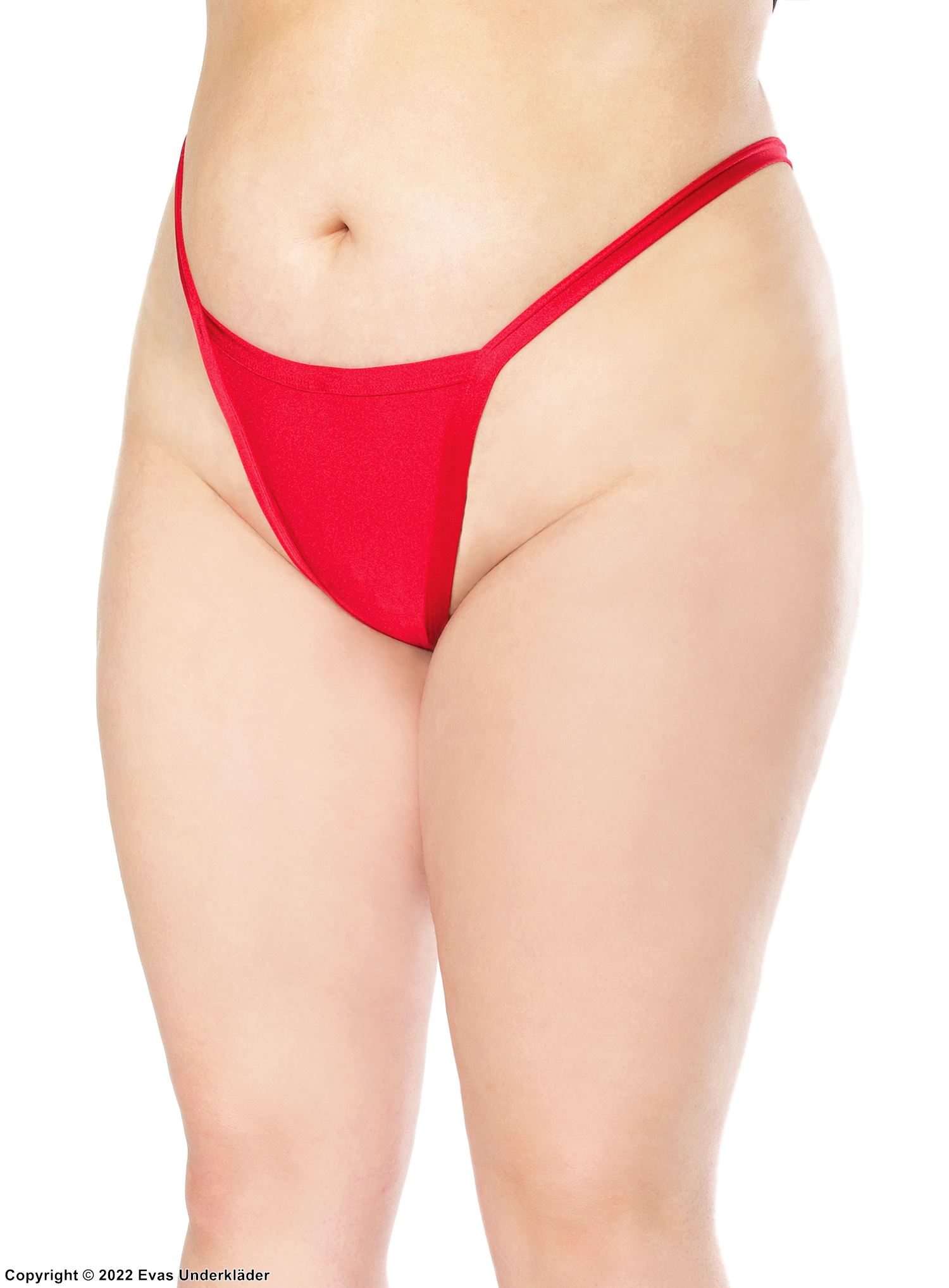 Minimaler G-String, ohne Muster, Plus Size